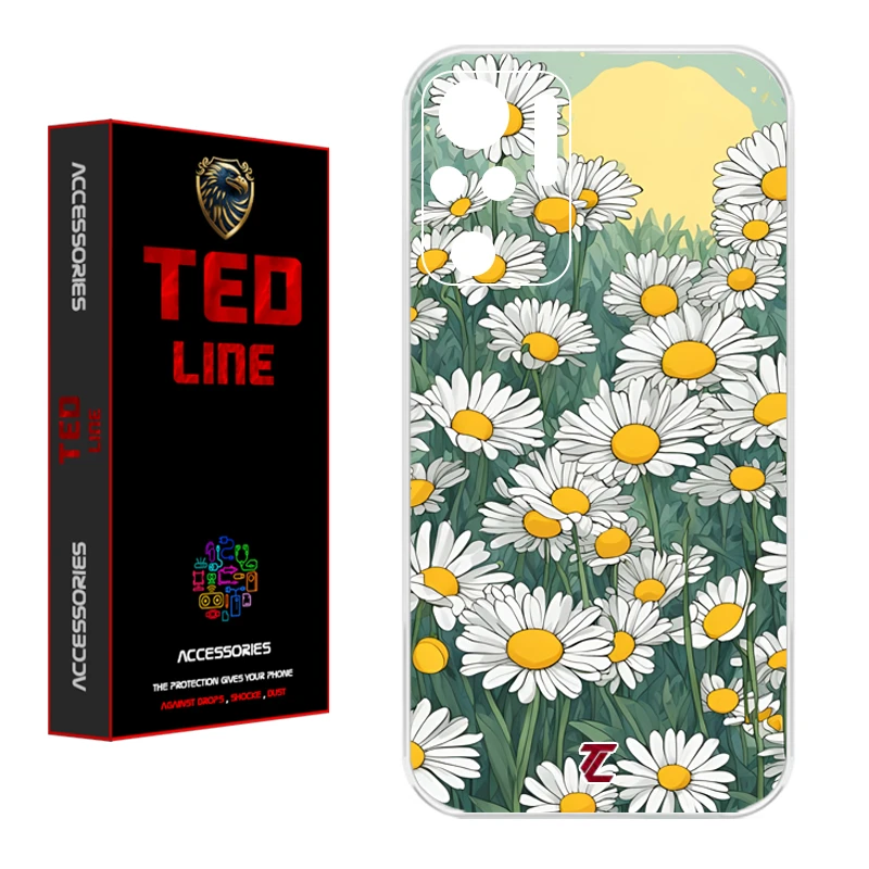 کاور تدلاین طرح گل بابونه کد 1141 مناسب برای گوشی موبایل شیائومی Redmi Note 10 4G / Note 10S / Poco M5S