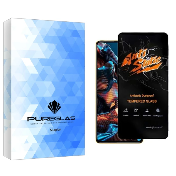 محافظ صفحه نمایش پیور گلس مدل NuGlas Antistatic مناسب برای گوشی موبایل شیائومی Poco X5 Pro 5G