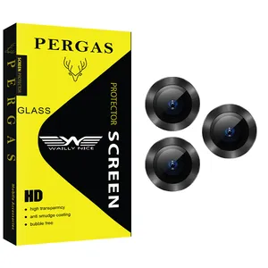 محافظ لنز گوشی وایلی نایس مدل Pergas Glass FLL مناسب برای گوشی موبایل اپل iPhone 13 ProMax
