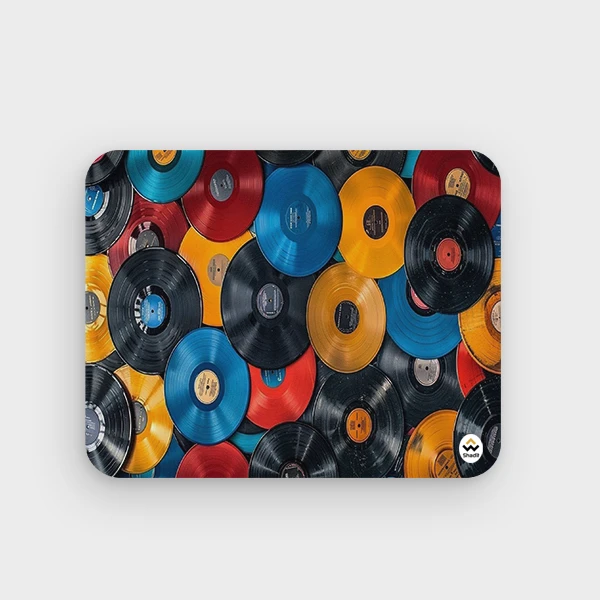 ماوس پد شادیت مدل سی دی رنگی کد 01 سایر 24*19 سانتیمتر