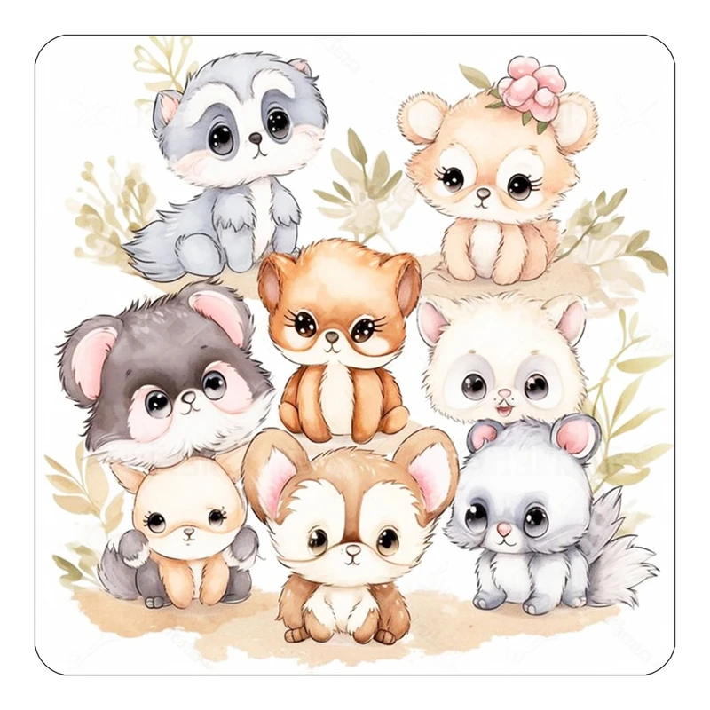 مگنت کاکتی طرح حیوانات کارتونی مدل mp28618