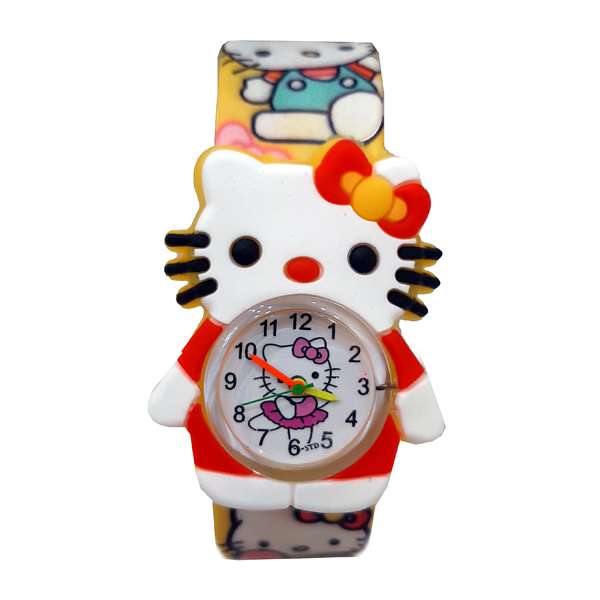 ساعت مچی عقربه ای بچگانه مدل کیتی کد 02 ساعت مچی عقربه ای بچگانه مدل کیتی کد 02