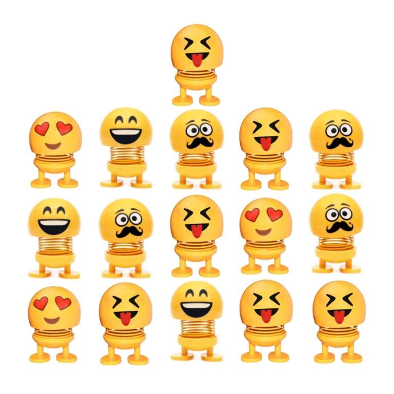 عروسک فنری طرح ایموجی مدل َARTIN کد 803 مجموعه 16 عددی
