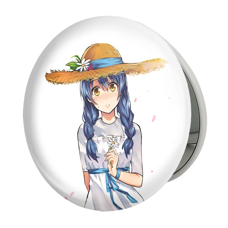 آینه جیبی خندالو طرح ریندو انیمه جنگ غذاها Food Wars مدل تاشو کد 16965 