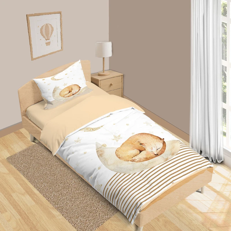 سرویس روتختی 1 نفر 5 تکه نوپه هوم مدل روباه T6285