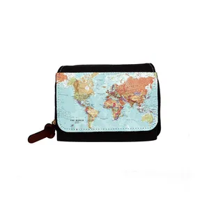 کیف پول طرح نقشه جهان کد SN03