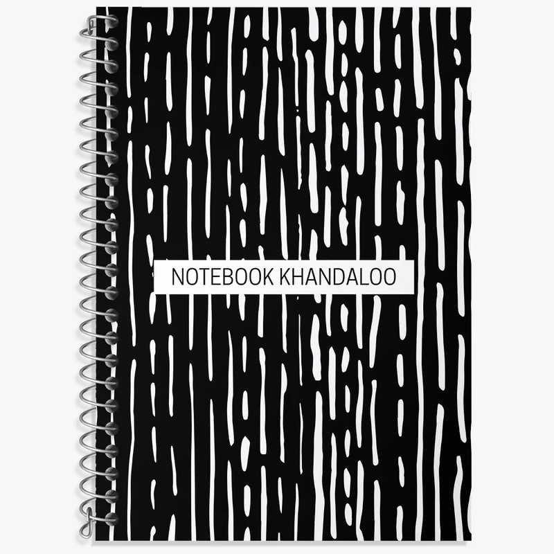 دفتر زبان 50 برگ خندالو مدل سه خط طرح فانتزی کد N1051