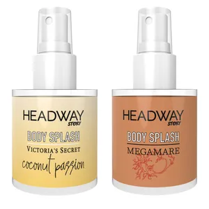 بادی اسپلش هدوی استوری مدل اورتو مگاماره پاریسی و ویکتوریا سکرت نارگیل حجم 90 میلی‌ لیتر مجموعه دو عددی