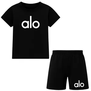 ست تی شرت آستین کوتاه و شلوارک راحتی پسرانه مدل M21 