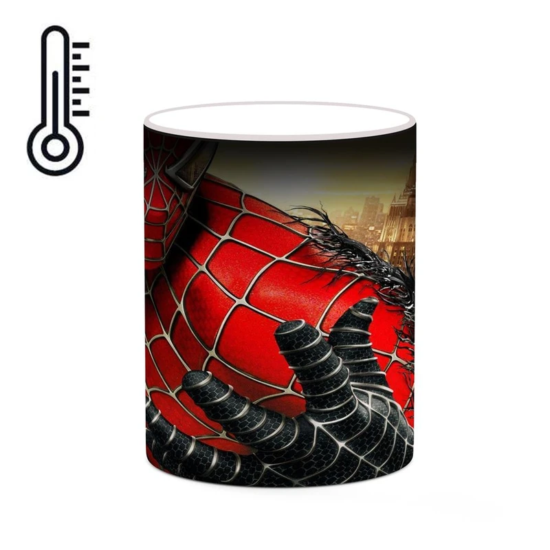ماگ حرارتی کاکتی مدل مرد عنکبوتی Spider-Man کد mgh39918