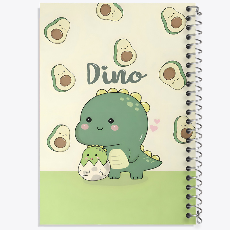 دفتر مشق 50 برگ خندالو طرح دایناسور کیوت کد N3503