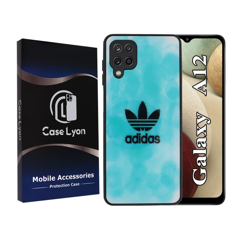 کاور کیس لیون مدل آدیداس آبی مناسب برای گوشی موبایل سامسونگ Galaxy A12