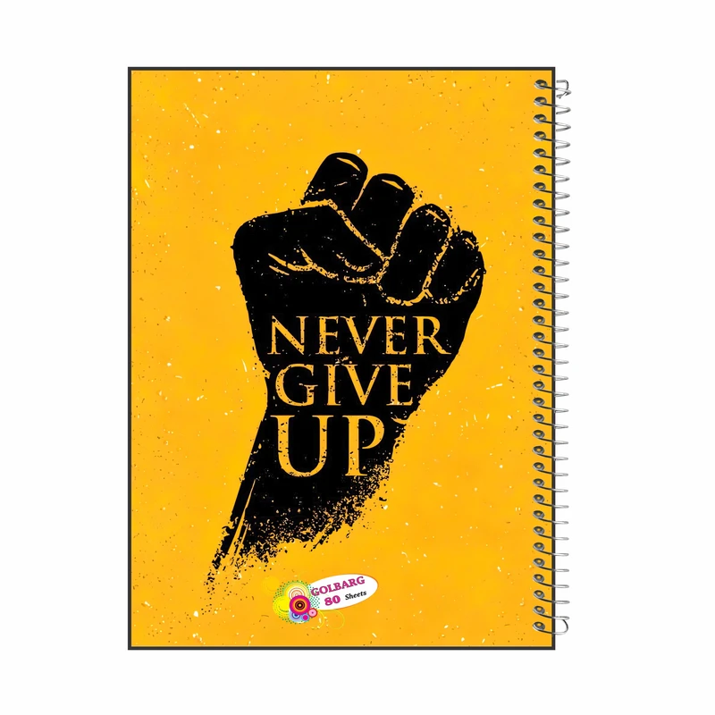 دفتر مشق 80 برگ گلبرگ مدل کلاسیک کد 3093