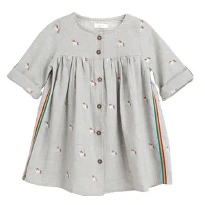 پیراهن دخترانه نکست مدل Unicorn