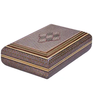 جعبه جواهرات خاتم کاری مدل نفیس کدta2214