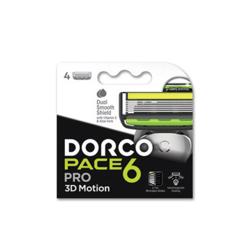 یدک تیغ دورکو مدل PACE 6 PRO 3D MOTION بسته 4 عددی یدک تیغ دورکو مدل PACE 6 PRO 3D MOTION بسته 4 عددی