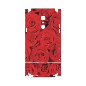 MAHOOT Red-Flower-FullSkin Cover Sticker for LG Q Stylus