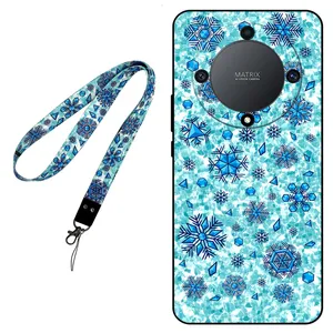 Megafone Snow Flake 0014 Cover For Honor Magic 5 Lite Mobile Neckband