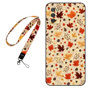 Megafone Fall 0017 Cover For Samsung Galaxy A03S Mobile Neckband 