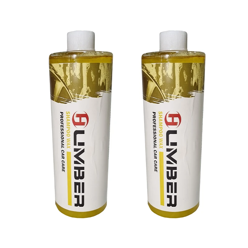 شامپو کارواش بدنه خودرو هامبر مدل براق کننده کد H-WAX 325 حجم 1 لیتر مجموعه 2 عددی