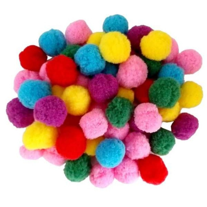 توپک پوم پوم مدل سوگل بسته 200 عددی