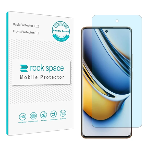 محافظ صفحه نمایش ضد اشعه آبی راک اسپیس مدل HyBLU مناسب برای گوشی موبایل ریلمی 11 Pro Plus