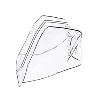 کاور باران کالسکه مدل لو فایبر- زیپ‌دار