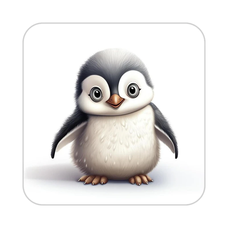 زیر لیوانی کاکتی طرح حیوانات کارتونی مدل mp27686