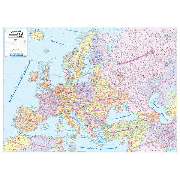 نقشه گیتاشناسی مدل اروپا کد 351