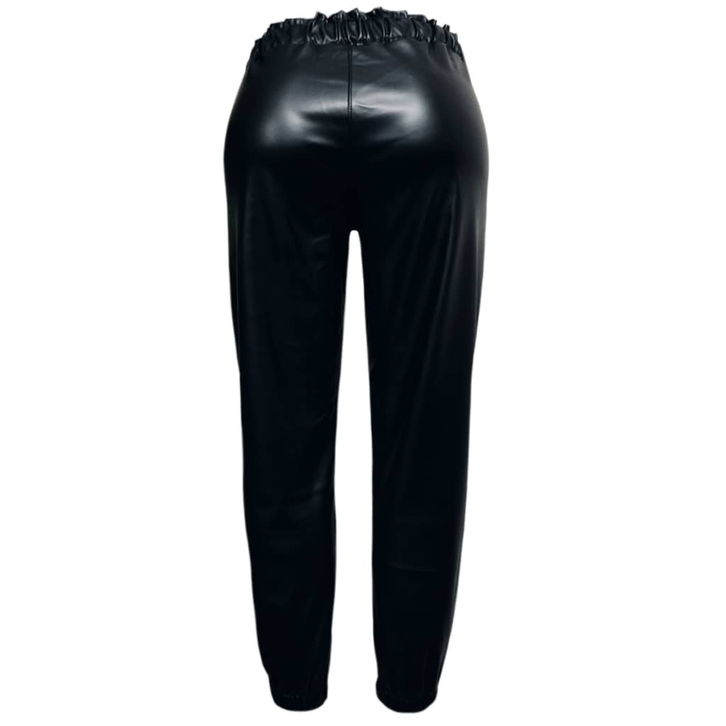 ست نیم تنه و شلوار زنانه مدل چرم