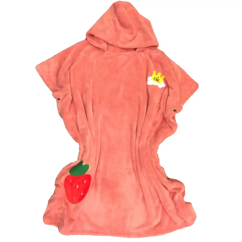 حوله پالتویی ماموتی مدل پانچو سایز 90x90 سانتی متر