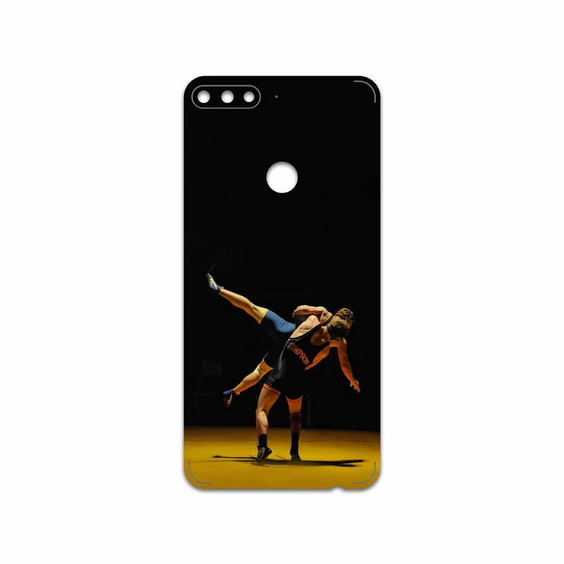 برچسب پوششی ماهوت مدل Wrestling مناسب برای گوشی موبایل هوآوی Y7 Prime 2018