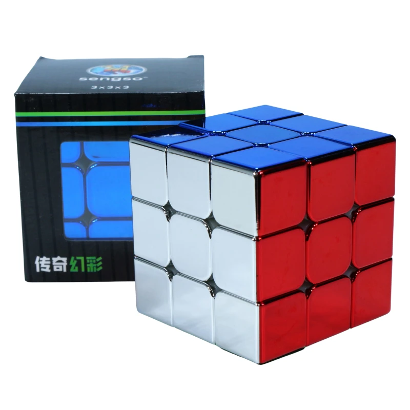 عکس شماره 10 : مکعب روبیک شنگشو مدل متالیک 3×3