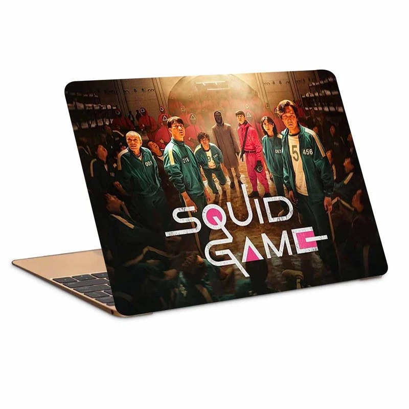 استیکر لپ تاپ طرح Squid Gameکد N-571مناسب برای لپ تاپ 15.6 اینچ