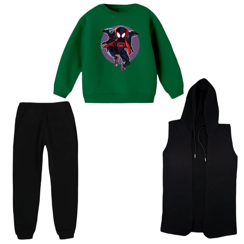 ست 3 تکه لباس راحتی بچگانه مدل مرد عنکبوتی کد ۲۹  