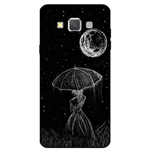 Megafone Girl and Moon 1369 Cover For Samsung Galaxy A5 2015