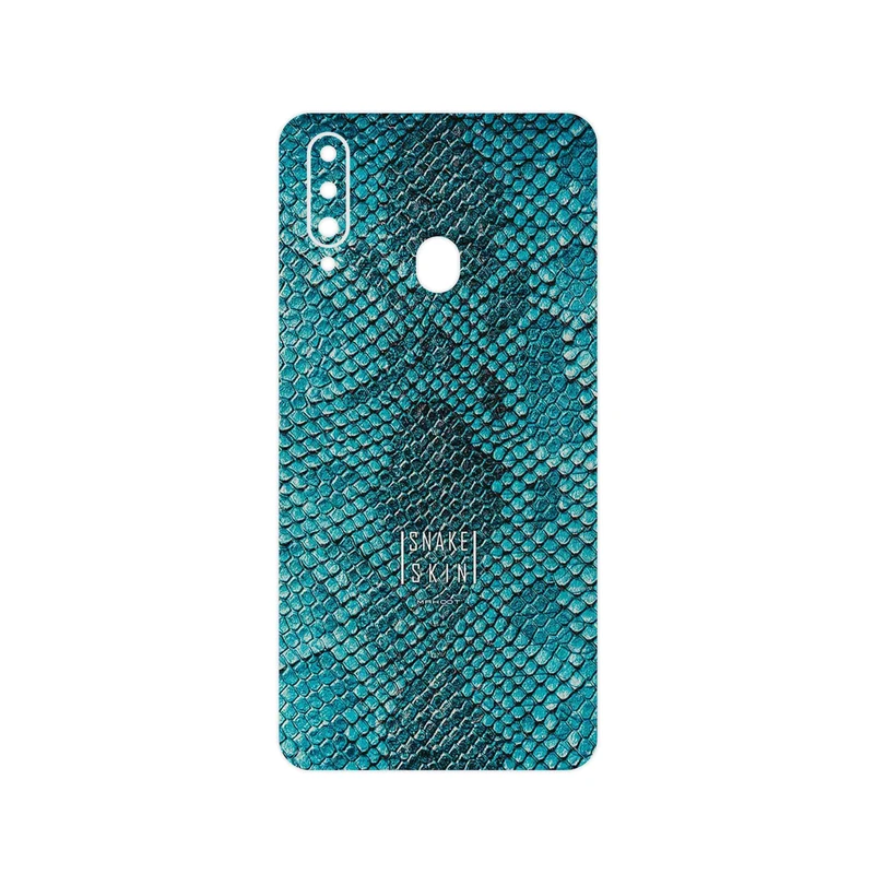 برچسب پوششی ماهوت مدل Blue Snake Skin مناسب برای گوشی موبایل سامسونگ Galaxy A20s