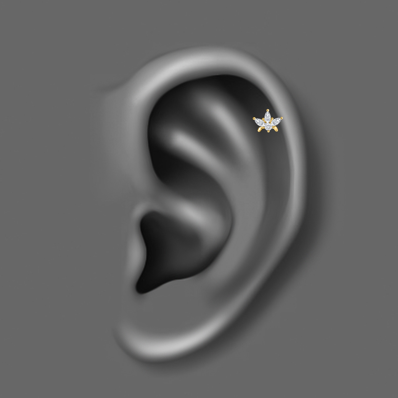 پیرسینگ گوش زنانه اقلیمه مدل HS99