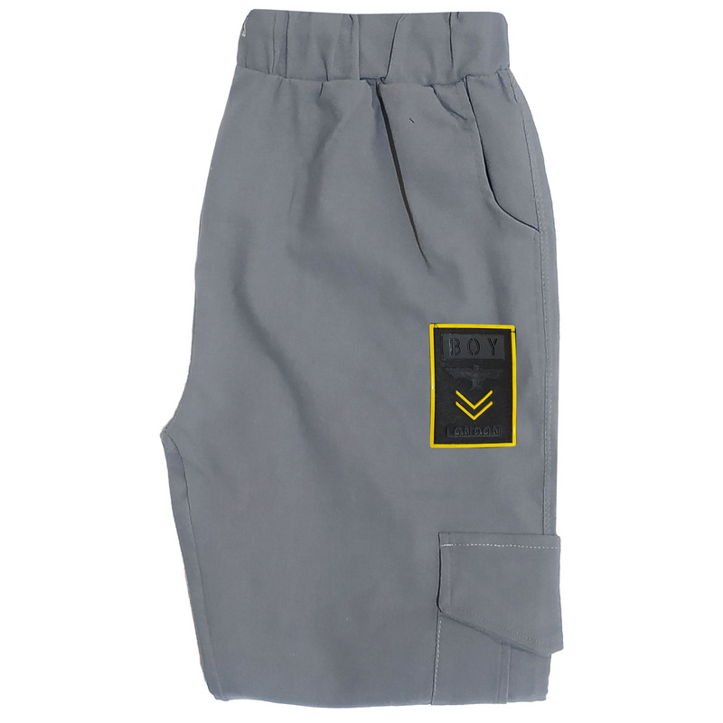 شلوار مردانه صدرا مدل BOY LONDON کد R-40230 رنگ طوسی