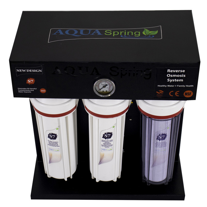 دستگاه تصفیه کننده آب آکوآ اسپرینگ مدل RO- S7-BZ 7020 به همراه کیت نشتی گیر