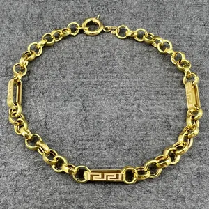 دستبند طلا 18 عیار مردانه دوست خوب مدل dk065