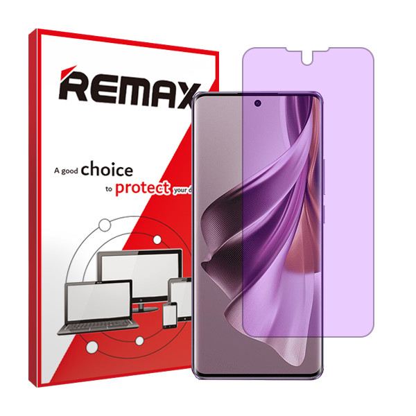 محافظ صفحه نمایش ضد اشعه بنفش ریمکس مدل Resistant مناسب برای گوشی موبایل اوپو Reno10 Pro 