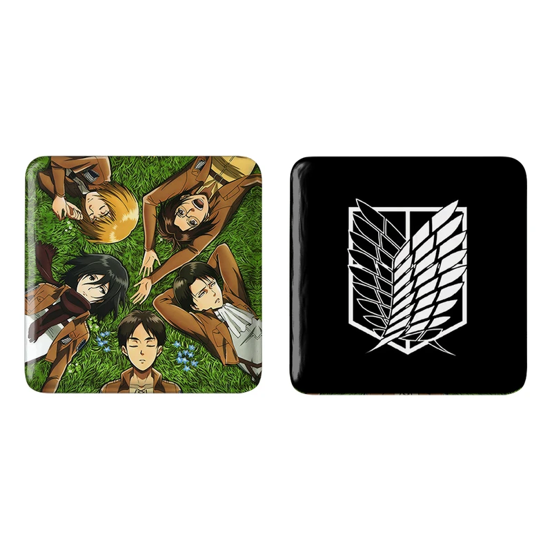 مگنت خندالو طرح انیمه اتک آن تایتان کد 48434851 مجموعه 2 عددی