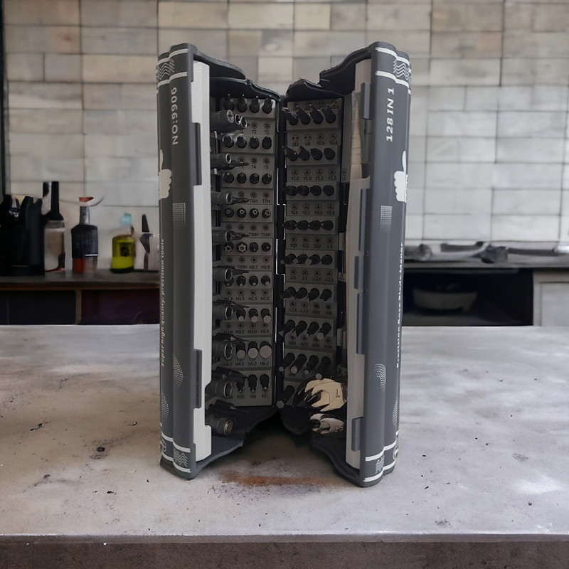 پیچ گوشتی مدل super high quality 9906 بسته 128 عددی پیچ گوشتی مدل super high quality 9906 بسته 128 عددی