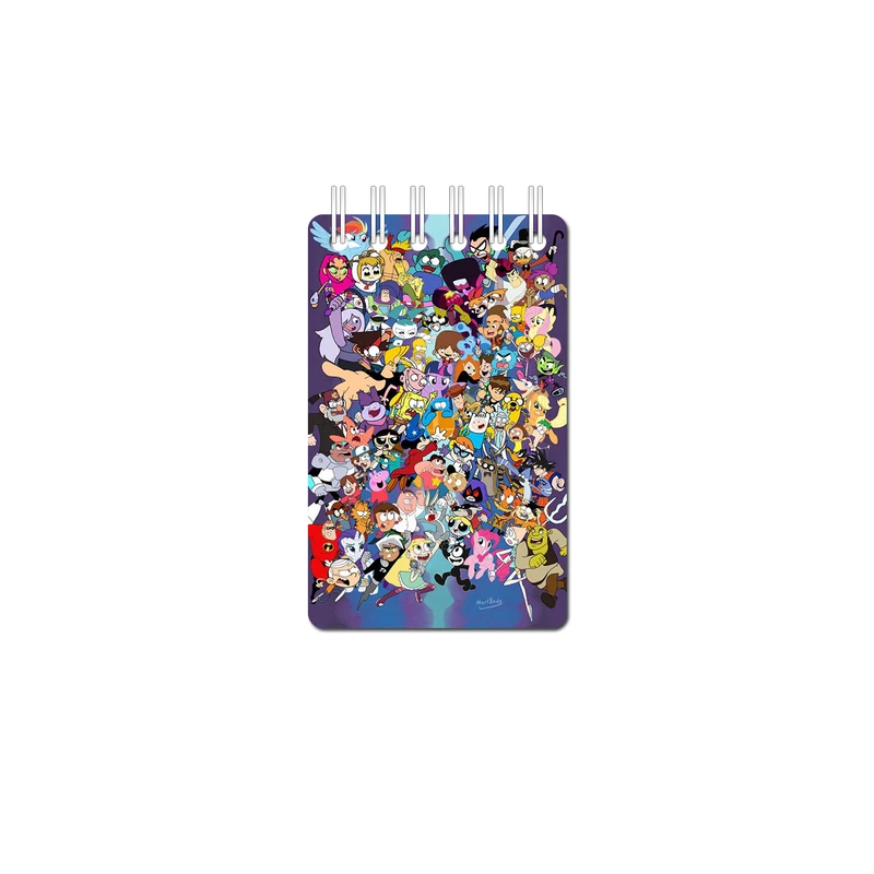 دفترچه یادداشت 50 برگ مدل Mix کد 852