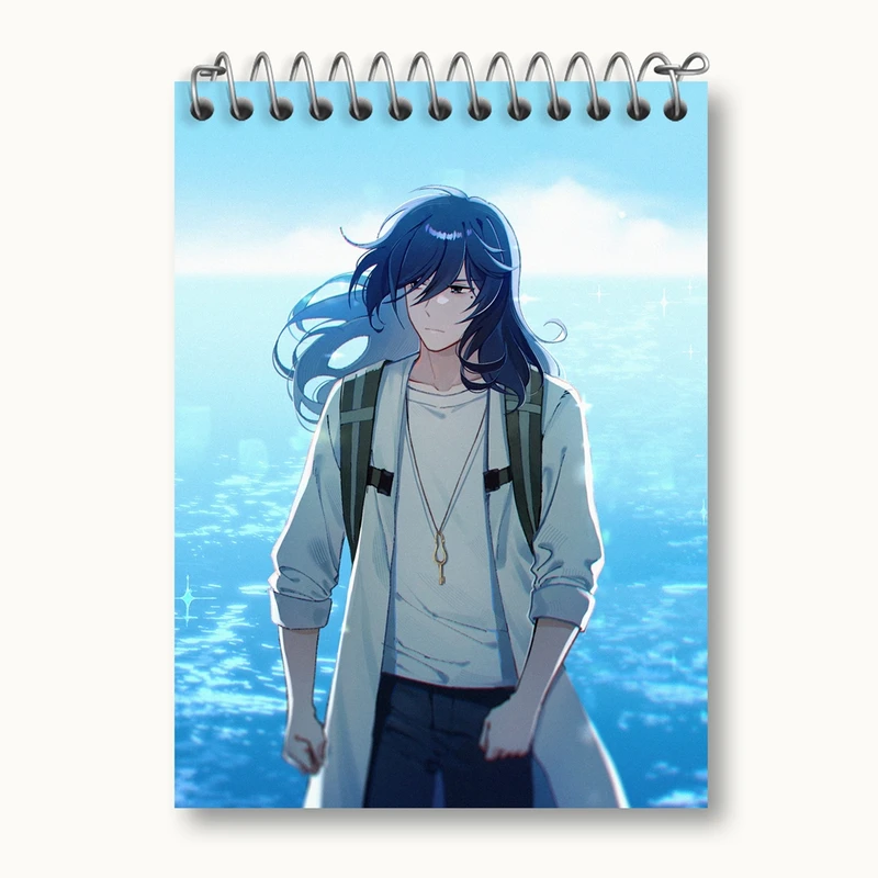 دفتر یادداشت 50 برگ خندالو مدل سوتا انیمه سوزومه کد 28853