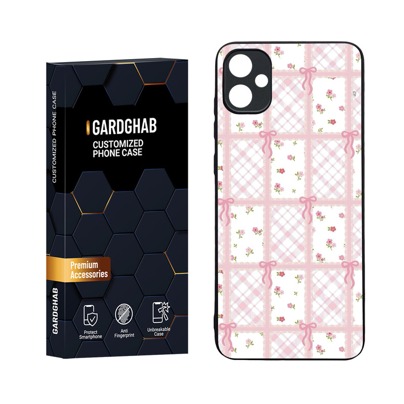 کاور گارد قاب مدل دورژله ای پشت گلس دخترانه مناسب برای گوشی موبایل سامسونگ Galaxy A05