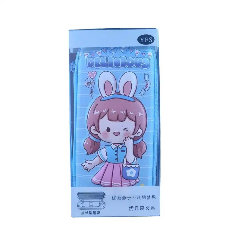 جامدادی مدل فانتزی سیلیکونی فرشته کوچولوی بامزه کد 59907-BL