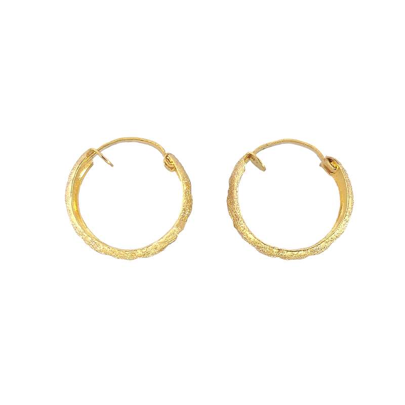 گوشواره طلا 18 عیار دخترانه طلا و جواهرسازی افرا مدل 105096