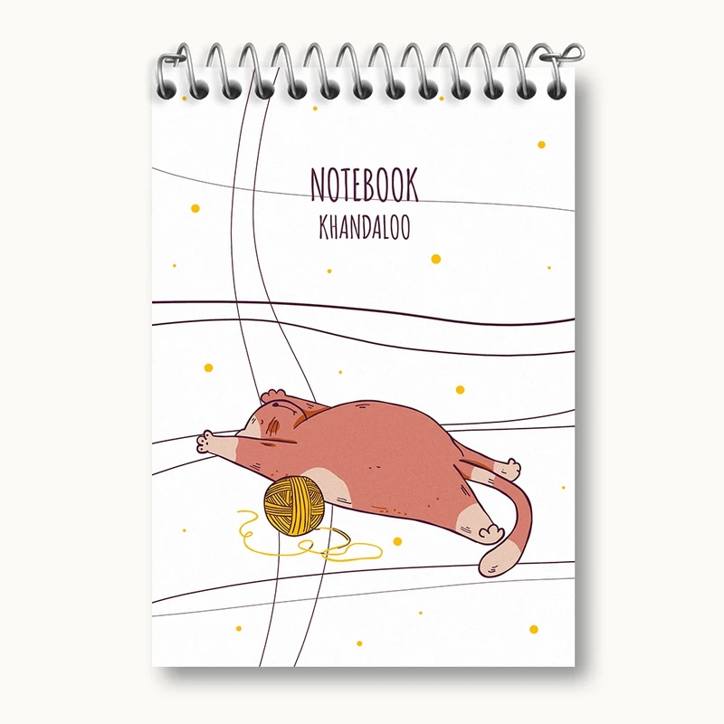 دفتر یادداشت 50 برگ خندالو مدل گربه بامزه کد N1573